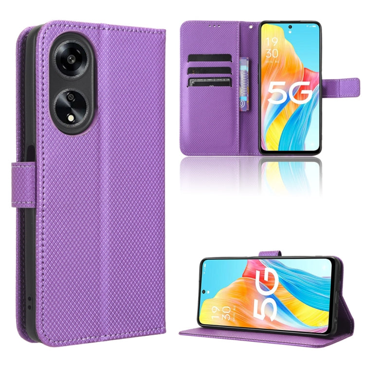 Diamond Texture Leather Phone Case, For Itel A18, For Motorola Moto G Power 2023, For OPPO A1 5G, For OPPO Find X6 Pro