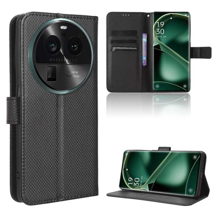 Diamond Texture Leather Phone Case, For Itel A18, For Motorola Moto G Power 2023, For OPPO A1 5G, For OPPO Find X6 Pro