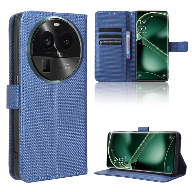 Diamond Texture Leather Phone Case, For Itel A18, For Motorola Moto G Power 2023, For OPPO A1 5G, For OPPO Find X6 Pro