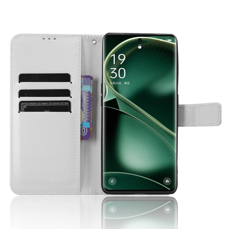 Diamond Texture Leather Phone Case, For OPPO Find X6, For Realme V30 / V30t 5G, For Orbic Q10 4G, For Tecno Spark 10 4G