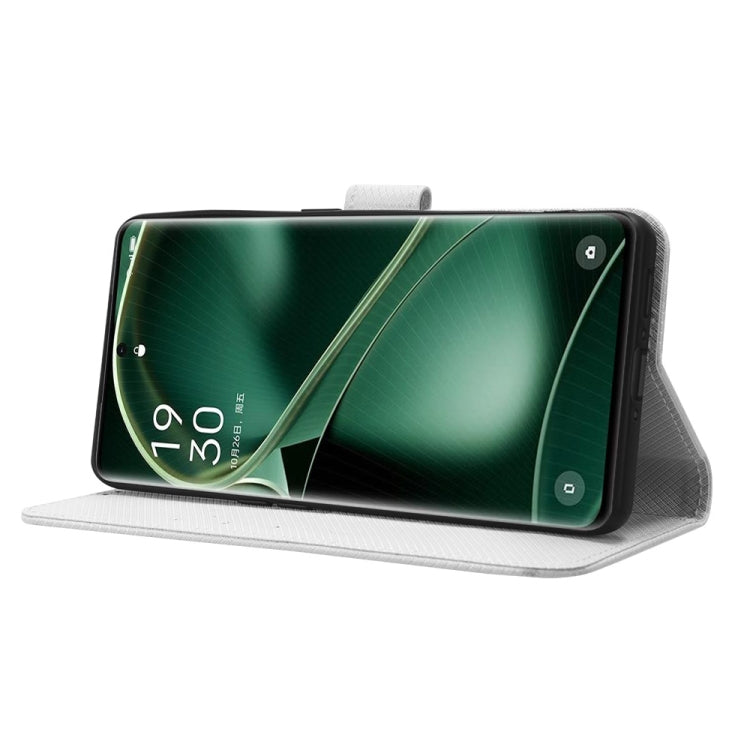 Diamond Texture Leather Phone Case, For OPPO Find X6, For Realme V30 / V30t 5G, For Orbic Q10 4G, For Tecno Spark 10 4G