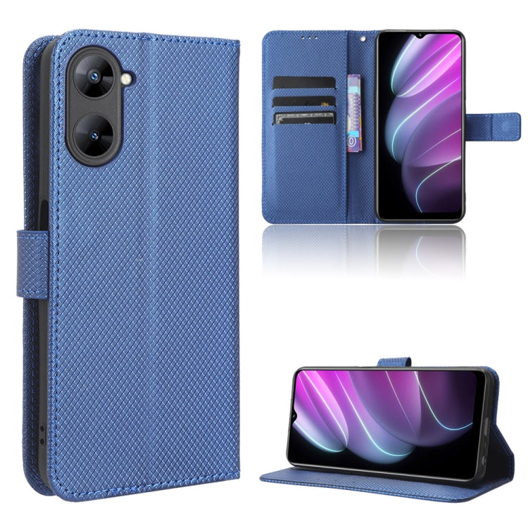 Diamond Texture Leather Phone Case, For OPPO Find X6, For Realme V30 / V30t 5G, For Orbic Q10 4G, For Tecno Spark 10 4G