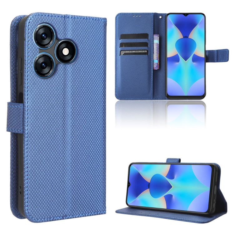 Diamond Texture Leather Phone Case, For OPPO Find X6, For Realme V30 / V30t 5G, For Orbic Q10 4G, For Tecno Spark 10 4G