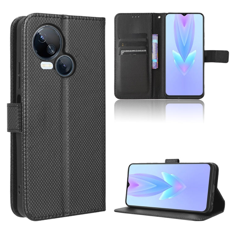 Diamond Texture Leather Phone Case, For Tecno Spark 10 5G, For Tecno Spark 10 Pro / K17, For Tecno Spark 10C, For vivo iQOO Z7x