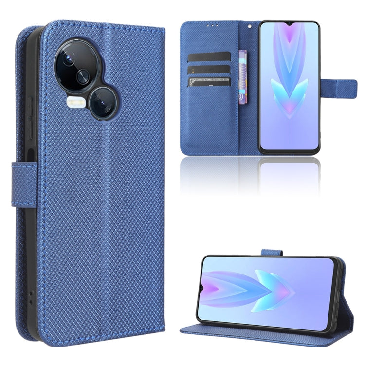 Diamond Texture Leather Phone Case, For Tecno Spark 10 5G, For Tecno Spark 10 Pro / K17, For Tecno Spark 10C, For vivo iQOO Z7x
