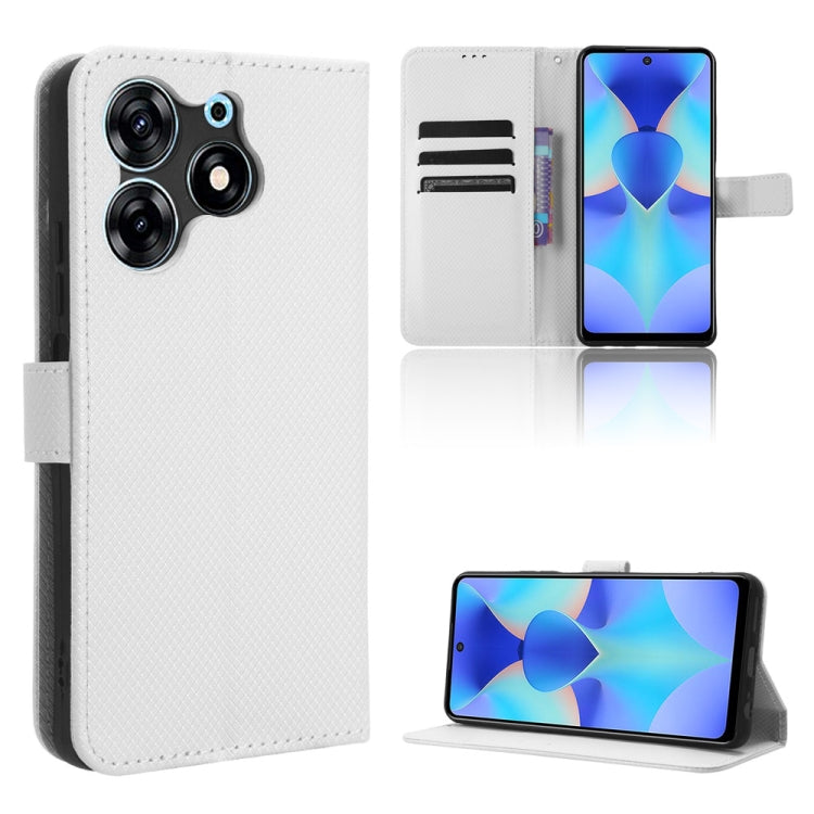 Diamond Texture Leather Phone Case, For Tecno Spark 10 5G, For Tecno Spark 10 Pro / K17, For Tecno Spark 10C, For vivo iQOO Z7x