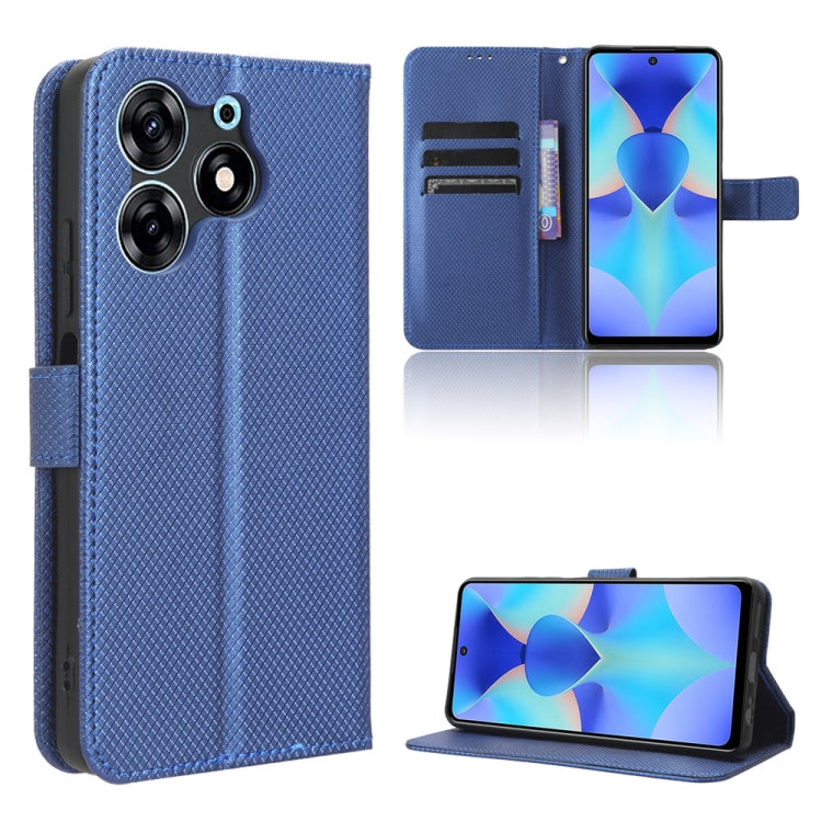 Diamond Texture Leather Phone Case, For Tecno Spark 10 5G, For Tecno Spark 10 Pro / K17, For Tecno Spark 10C, For vivo iQOO Z7x