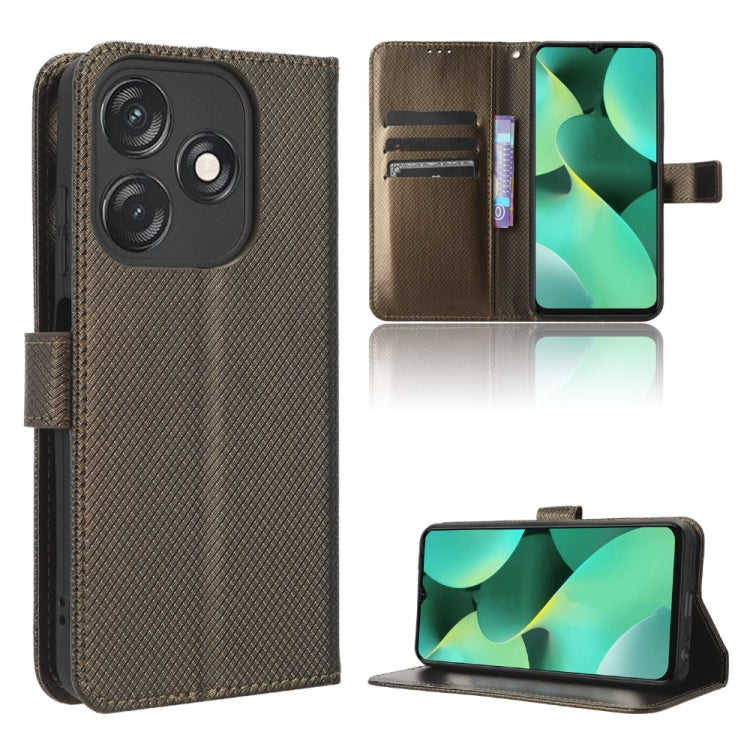 Diamond Texture Leather Phone Case, For Tecno Spark 10 5G, For Tecno Spark 10 Pro / K17, For Tecno Spark 10C, For vivo iQOO Z7x