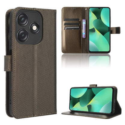 Diamond Texture Leather Phone Case, For Tecno Spark 10 5G, For Tecno Spark 10 Pro / K17, For Tecno Spark 10C, For vivo iQOO Z7x