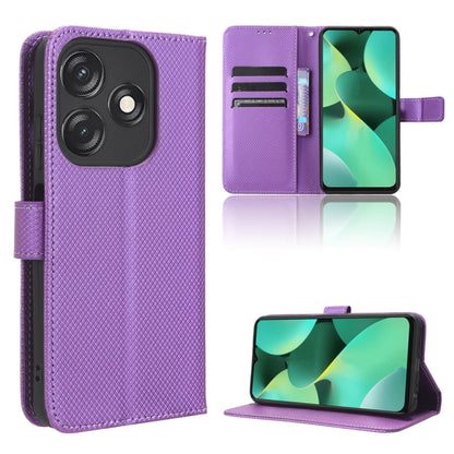 Diamond Texture Leather Phone Case, For Tecno Spark 10 5G, For Tecno Spark 10 Pro / K17, For Tecno Spark 10C, For vivo iQOO Z7x