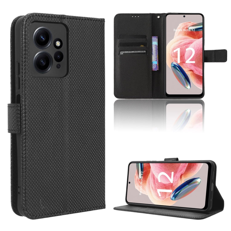Diamond Texture Leather Phone Case, For Xiaomi Redmi Note 12 4G Global, For Huawei nova 11 Pro, For Huawei nova 11, For Huawei P60 Art