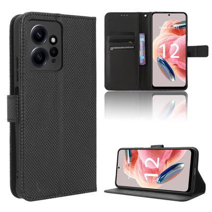 Diamond Texture Leather Phone Case, For Xiaomi Redmi Note 12 4G Global, For Huawei nova 11 Pro, For Huawei nova 11, For Huawei P60 Art