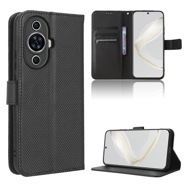 Diamond Texture Leather Phone Case, For Xiaomi Redmi Note 12 4G Global, For Huawei nova 11 Pro, For Huawei nova 11, For Huawei P60 Art