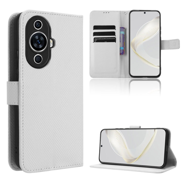 Diamond Texture Leather Phone Case, For Xiaomi Redmi Note 12 4G Global, For Huawei nova 11 Pro, For Huawei nova 11, For Huawei P60 Art
