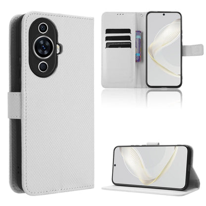 Diamond Texture Leather Phone Case, For Xiaomi Redmi Note 12 4G Global, For Huawei nova 11 Pro, For Huawei nova 11, For Huawei P60 Art