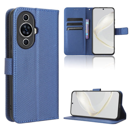 Diamond Texture Leather Phone Case, For Xiaomi Redmi Note 12 4G Global, For Huawei nova 11 Pro, For Huawei nova 11, For Huawei P60 Art