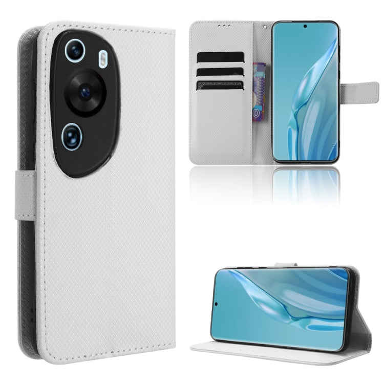 Diamond Texture Leather Phone Case, For Xiaomi Redmi Note 12 4G Global, For Huawei nova 11 Pro, For Huawei nova 11, For Huawei P60 Art