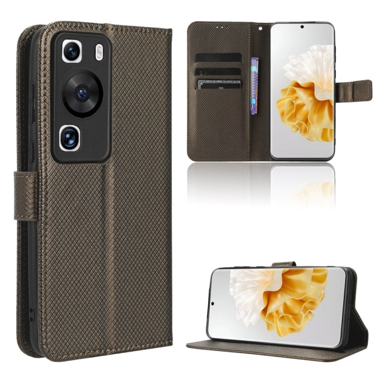 Diamond Texture Leather Phone Case, For Huawei P60 / P60 Pro, For Huawei Enjoy 60 4G, For Huawei Maimang 20, For Blackview A85