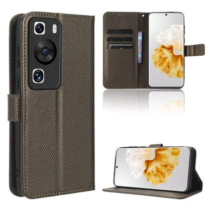 Diamond Texture Leather Phone Case, For Huawei P60 / P60 Pro, For Huawei Enjoy 60 4G, For Huawei Maimang 20, For Blackview A85