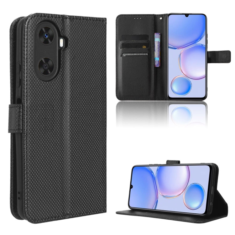 Diamond Texture Leather Phone Case, For Huawei P60 / P60 Pro, For Huawei Enjoy 60 4G, For Huawei Maimang 20, For Blackview A85