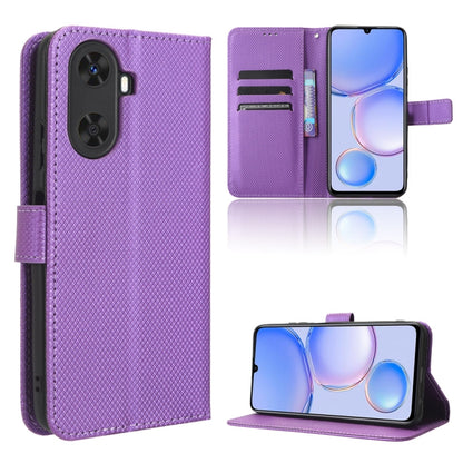 Diamond Texture Leather Phone Case, For Huawei P60 / P60 Pro, For Huawei Enjoy 60 4G, For Huawei Maimang 20, For Blackview A85