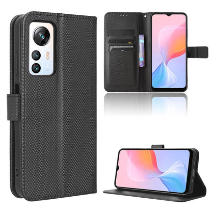 Diamond Texture Leather Phone Case, For Huawei P60 / P60 Pro, For Huawei Enjoy 60 4G, For Huawei Maimang 20, For Blackview A85