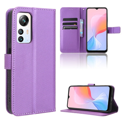 Diamond Texture Leather Phone Case, For Huawei P60 / P60 Pro, For Huawei Enjoy 60 4G, For Huawei Maimang 20, For Blackview A85