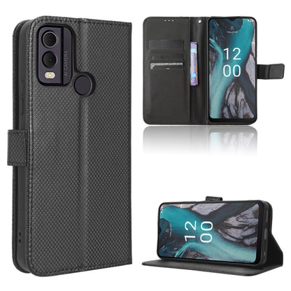 Diamond Texture Leather Phone Case, For Nokia C22, For Nokia C32 4G, For Nokia C12, For Nokia G22 4G