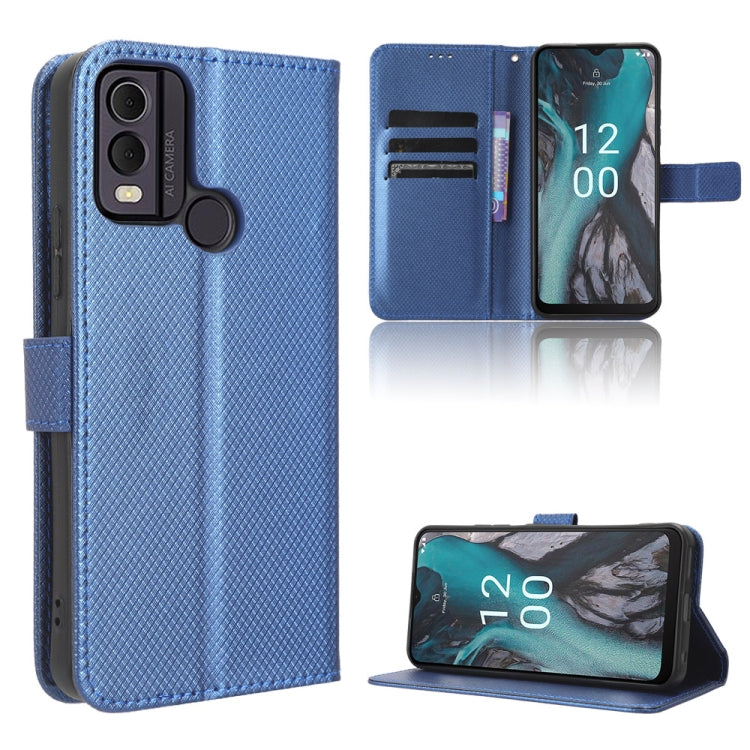 Diamond Texture Leather Phone Case, For Nokia C22, For Nokia C32 4G, For Nokia C12, For Nokia G22 4G