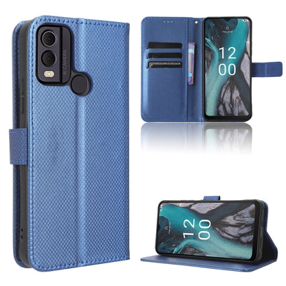 Diamond Texture Leather Phone Case, For Nokia C22, For Nokia C32 4G, For Nokia C12, For Nokia G22 4G
