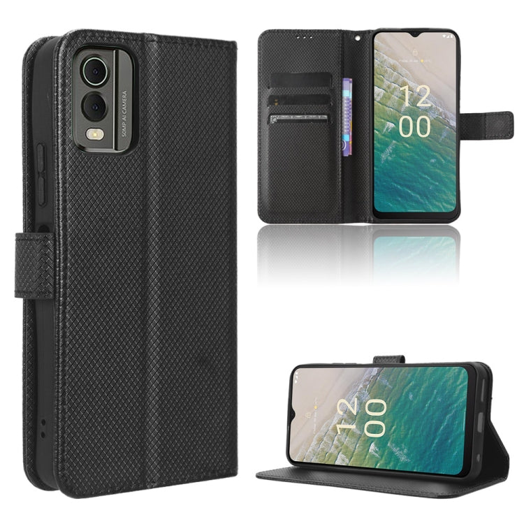 Diamond Texture Leather Phone Case, For Nokia C22, For Nokia C32 4G, For Nokia C12, For Nokia G22 4G