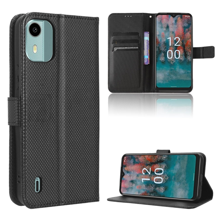 Diamond Texture Leather Phone Case, For Nokia C22, For Nokia C32 4G, For Nokia C12, For Nokia G22 4G