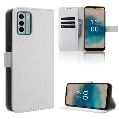 Diamond Texture Leather Phone Case, For Nokia C22, For Nokia C32 4G, For Nokia C12, For Nokia G22 4G