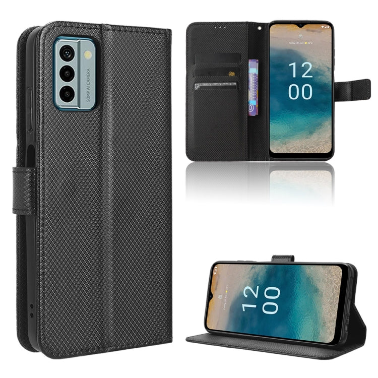 Diamond Texture Leather Phone Case, For Nokia C22, For Nokia C32 4G, For Nokia C12, For Nokia G22 4G