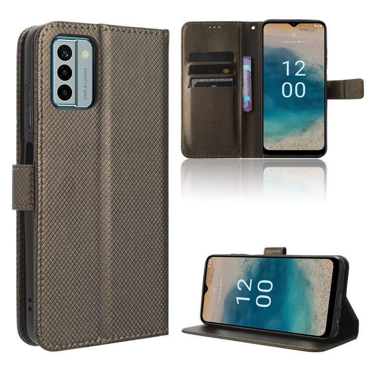 Diamond Texture Leather Phone Case, For Nokia C22, For Nokia C32 4G, For Nokia C12, For Nokia G22 4G