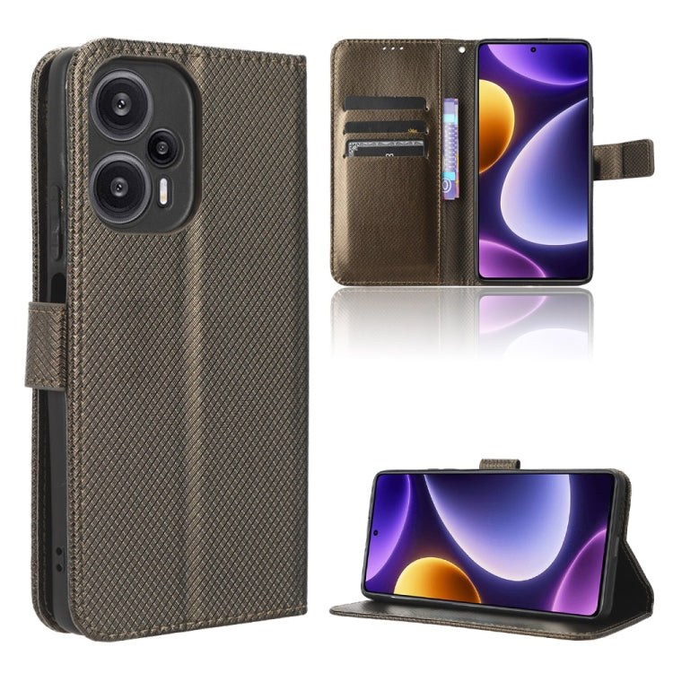 Diamond Texture Leather Phone Case, For Xiaomi Redmi Note 12 Turbo 5G, For OnePlus Nord CE 3 Lite, For ZTE Nubia Z50 Ultra