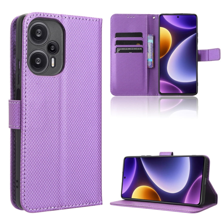 Diamond Texture Leather Phone Case, For Xiaomi Redmi Note 12 Turbo 5G, For OnePlus Nord CE 3 Lite, For ZTE Nubia Z50 Ultra