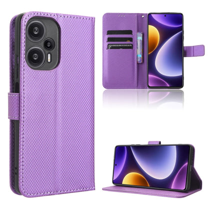 Diamond Texture Leather Phone Case, For Xiaomi Redmi Note 12 Turbo 5G, For OnePlus Nord CE 3 Lite, For ZTE Nubia Z50 Ultra