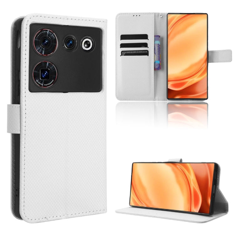 Diamond Texture Leather Phone Case, For Xiaomi Redmi Note 12 Turbo 5G, For OnePlus Nord CE 3 Lite, For ZTE Nubia Z50 Ultra