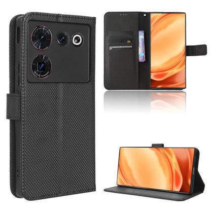 Diamond Texture Leather Phone Case, For Xiaomi Redmi Note 12 Turbo 5G, For OnePlus Nord CE 3 Lite, For ZTE Nubia Z50 Ultra