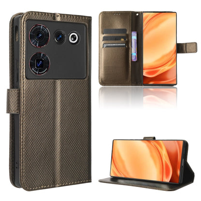 Diamond Texture Leather Phone Case, For Xiaomi Redmi Note 12 Turbo 5G, For OnePlus Nord CE 3 Lite, For ZTE Nubia Z50 Ultra