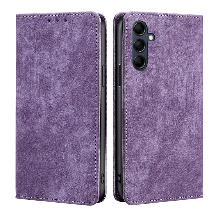 RFID Anti-theft Brush Magnetic Leather Phone Case, For Samsung Galaxy A54 5G, For Samsung Galaxy M14 5G