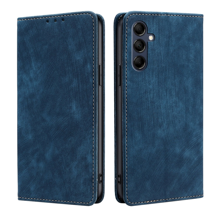 RFID Anti-theft Brush Magnetic Leather Phone Case, For Samsung Galaxy A54 5G, For Samsung Galaxy M14 5G