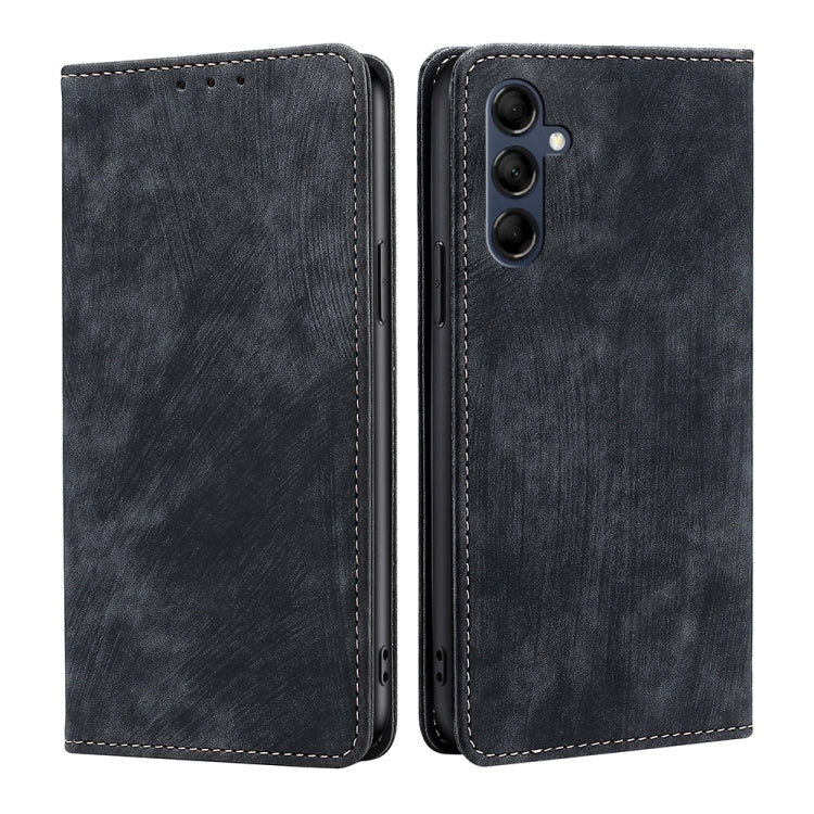 RFID Anti-theft Brush Magnetic Leather Phone Case, For Samsung Galaxy A54 5G, For Samsung Galaxy M14 5G