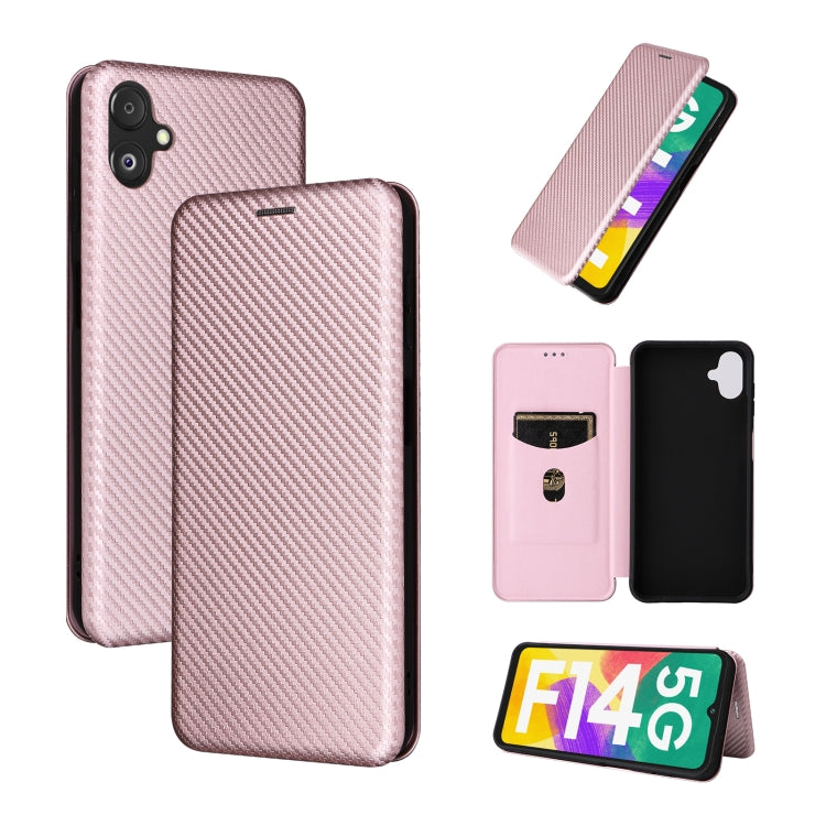Carbon Fiber Texture Flip Leather Phone Case, For Nokia C22, For Samsung Galaxy F14, For Xiaomi 13 Ultra