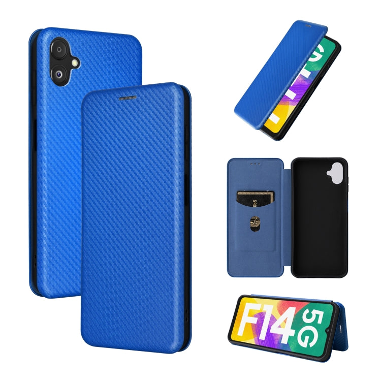 Carbon Fiber Texture Flip Leather Phone Case, For Nokia C22, For Samsung Galaxy F14, For Xiaomi 13 Ultra