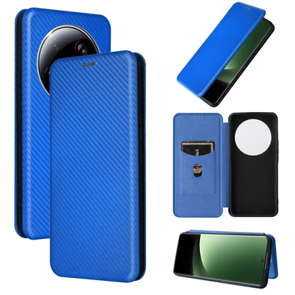 Carbon Fiber Texture Flip Leather Phone Case, For Nokia C22, For Samsung Galaxy F14, For Xiaomi 13 Ultra