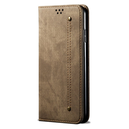 Denim Texture Casual Style Horizontal Flip Leather Case, For OPPO A98 5G