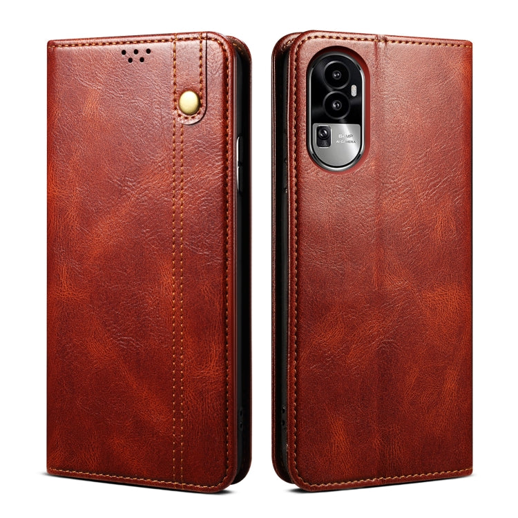 Oil Wax Crazy Horse Texture Leather Phone Case, For OPPO Find X7, For OPPO Reno10 Pro+ Global, For OPPO A98 5G, For OPPO A38 4G / A18 4G, For OPPO Reno8 T 5G / A1 Pro, For OPPO A58 4G