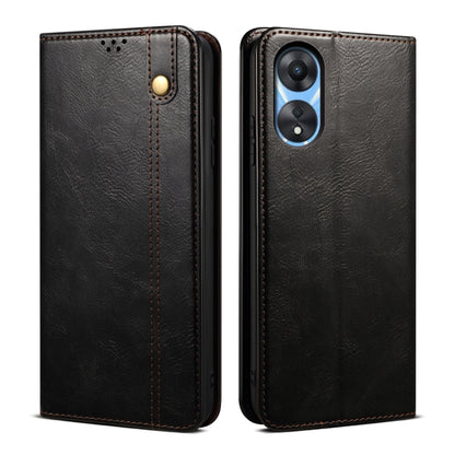 Oil Wax Crazy Horse Texture Leather Phone Case, For OPPO Find X7, For OPPO Reno10 Pro+ Global, For OPPO A98 5G, For OPPO A38 4G / A18 4G, For OPPO Reno8 T 5G / A1 Pro, For OPPO A58 4G